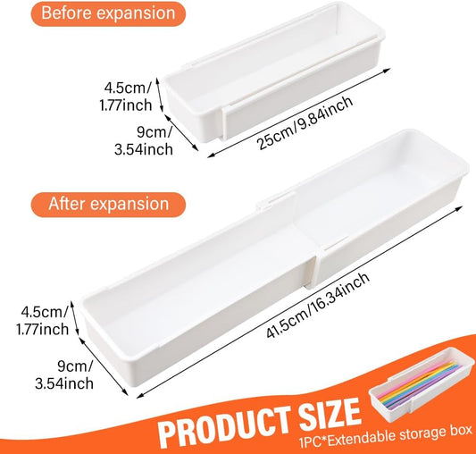 Expandable Straw Organizer – Drawer Insert for 60oz Extra Long Straws