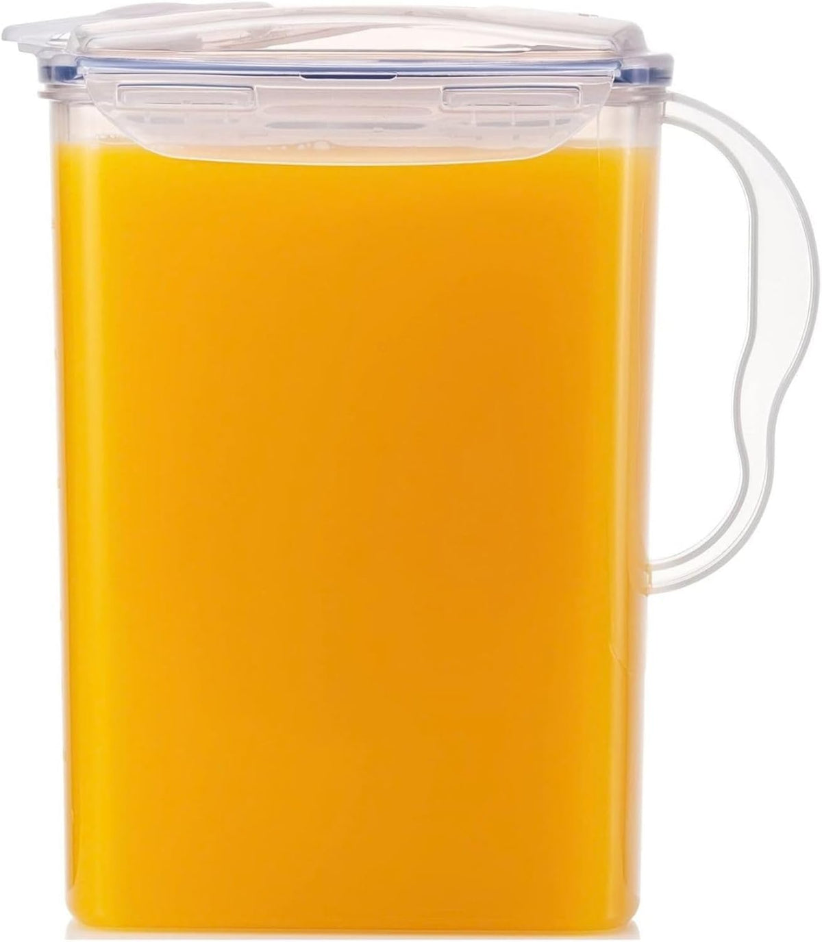 LocknLock Aqua Fridge Door Water Jug | Clear Pitcher | BPA Free Plastic Pitcher with Lid | 3 Quart Pitcher with Lid for Water, Juice, Tea & More Beverages, Clear