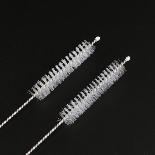 11pcs Straight Drinking Straws Set Stainless Steel Reusable