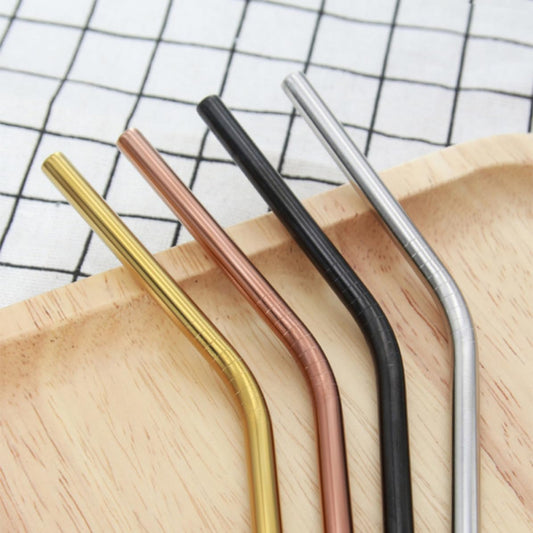 19pcs Reusable Drinking Straw Set with Brush and Bag Stainless Steel