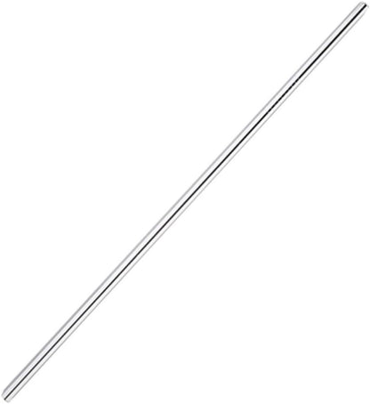 11pcs Straight Drinking Straws Set Stainless Steel Reusable
