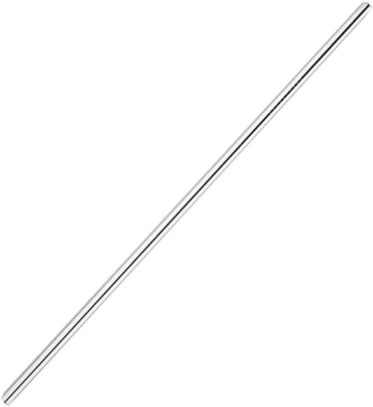 11pcs Straight Drinking Straws Set Stainless Steel Reusable