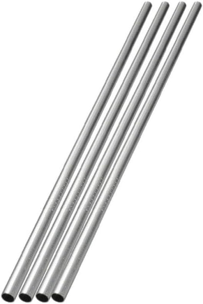 Straight Drinking Straws Stainless Steel 11pcs