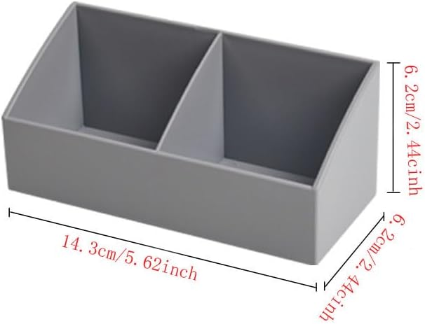 BinaryABC Sugar Packet Holder, Coffee Bar Tea Bag Organizer Box,Grey