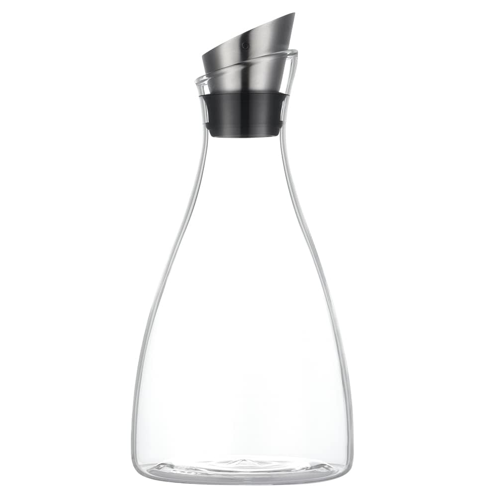 Purefold 50 Oz Borosilicate Glass carafe with Lid 1.5 Liter Glass Pitcher