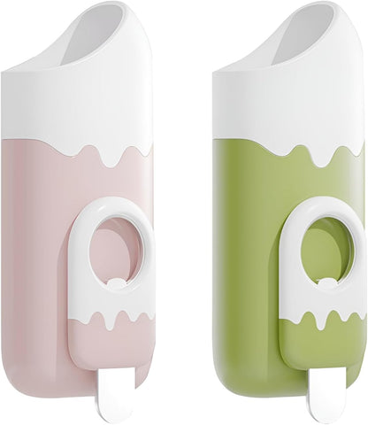 2 Pack Magnetic Straw Holder for Fridge, Cabinet & Counter – Multi-Use Straw Storage & Organizer with Bottle Can Opener