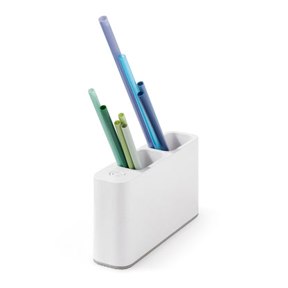YouCopia SipStation Straw Holder, 20+ Straw Storage, Cabinet Organizer