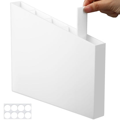 Honeydak Black Acrylic Straw Holder for Cabinet Door
