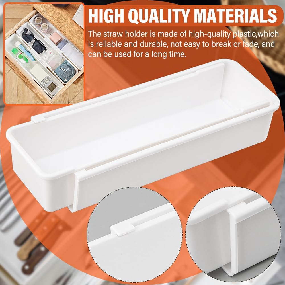 Expandable Straw Organizer – Drawer Insert for 60oz Extra Long Straws