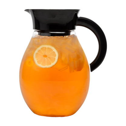 Primula The Big Iced Tea Maker and Infuser, Plastic Beverage Pitcher with Leak Proof, Airtight Lid, Fine Mesh Reusable Filter, Made without BPA, Dishwasher Safe, Green