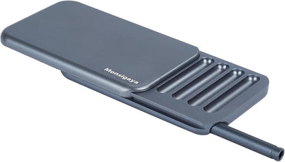 8 Compartment Metal Storage Box (Blue-gray)