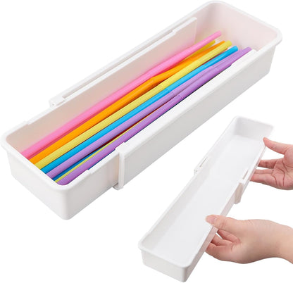 Expandable Straw Organizer – Drawer Insert for 60oz Extra Long Straws