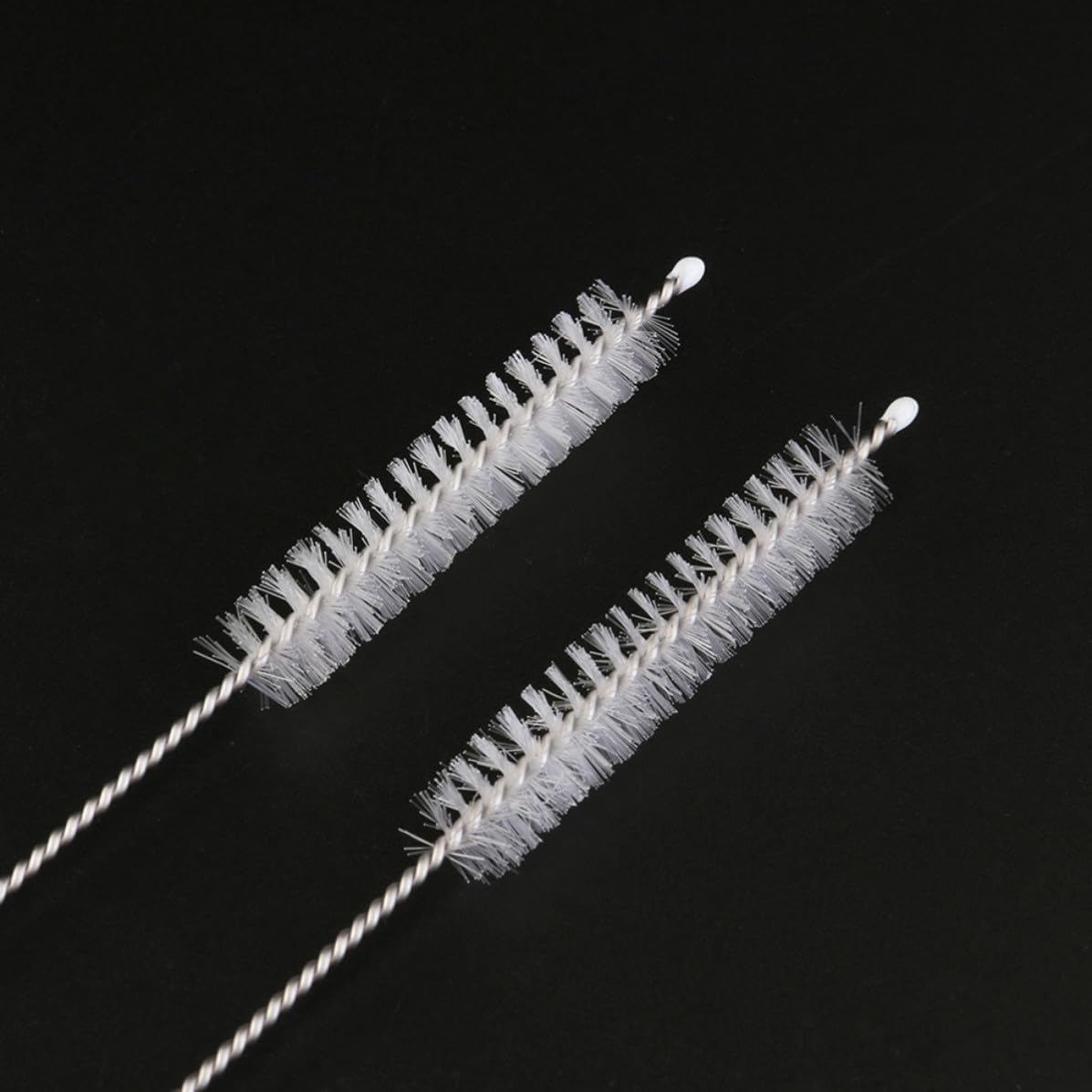 11pcs Stainless Steel Drinking Straws Brush Reusable Straight Set