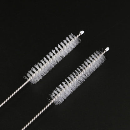 11pcs Stainless Steel Drinking Straws Brush Reusable Straight Set