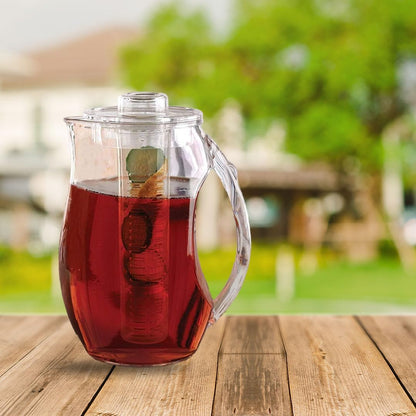 Large Fruit Infuser Water Pitcher (2.9 Quart/93 Oz) – Shatterproof Acrylic