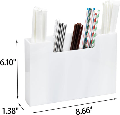 Straw Holder Organizer Dispenser Storage Acrylic for Kitchen Cabinet Door