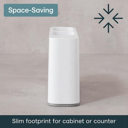 YouCopia SipStation Straw Holder, 20+ Straw Storage, Cabinet Organizer