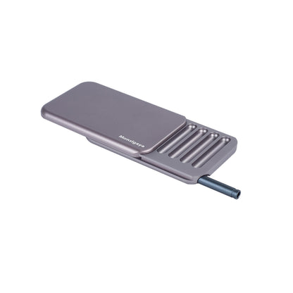 8 Compartment Metal Storage Box (Blue-gray)