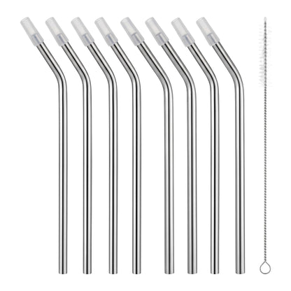 8 Pcs Reusable Straws,Drinking Straws with Brush