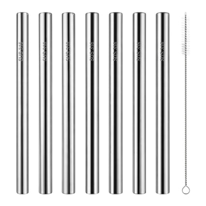 8 Pcs Reusable Straws,Drinking Straws with Brush