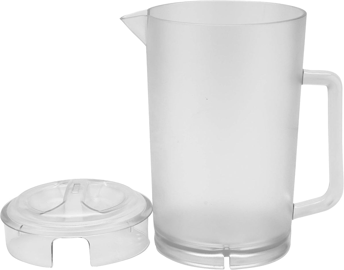G.E.T. 64 oz / 2 Quart Clear Plastic Pitcher with Lid