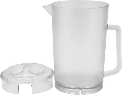 G.E.T. 64 oz / 2 Quart Clear Plastic Pitcher with Lid