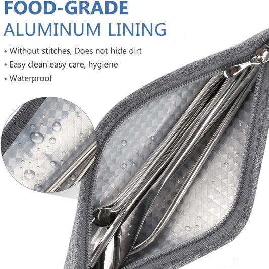 Chopsticks Carrying Case Reusable Chopsticks Pouch Travel Utensil Bag Chopsticks Sleeve Chopstick Holder Portable Flatware Case for Metal Chopsticks Light Sabers Chopsticks Disposable Chopsticks